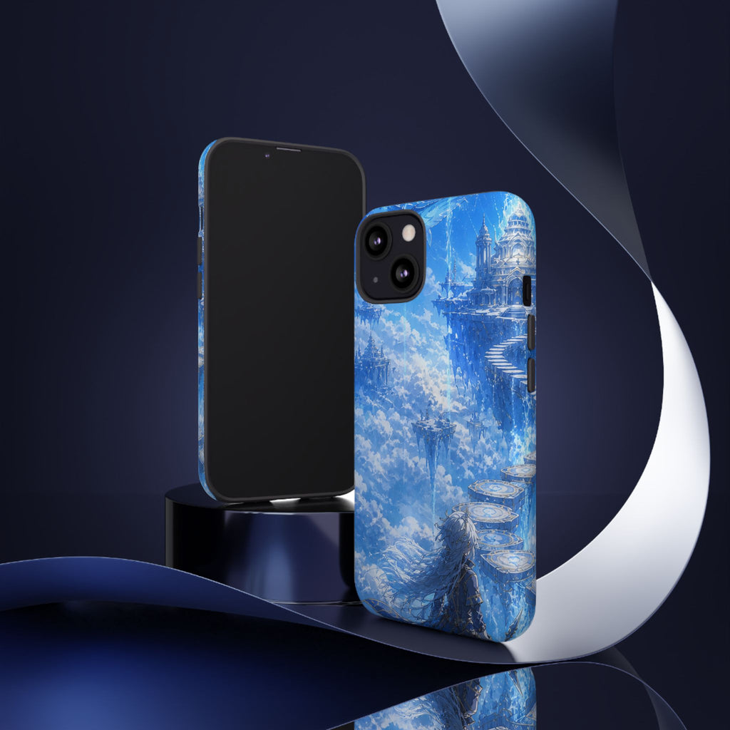 Azure Descent Anime Fantasy Tough Phone Case