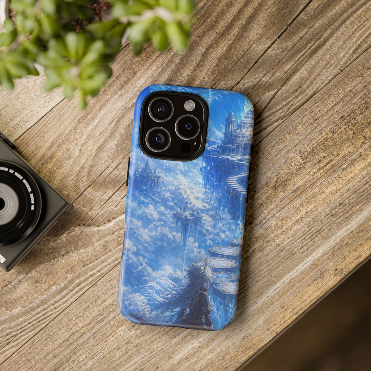 Azure Descent Anime Fantasy Tough Phone Case