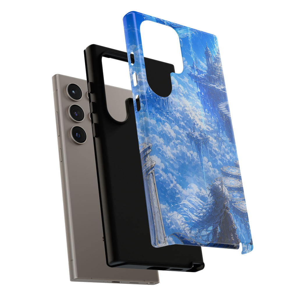 Azure Descent Anime Fantasy Tough Phone Case