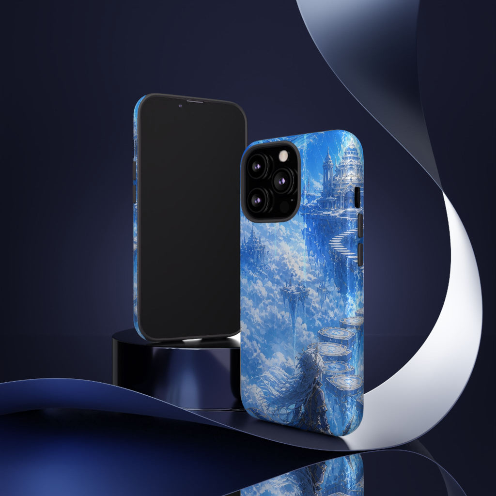 Azure Descent Anime Fantasy Tough Phone Case