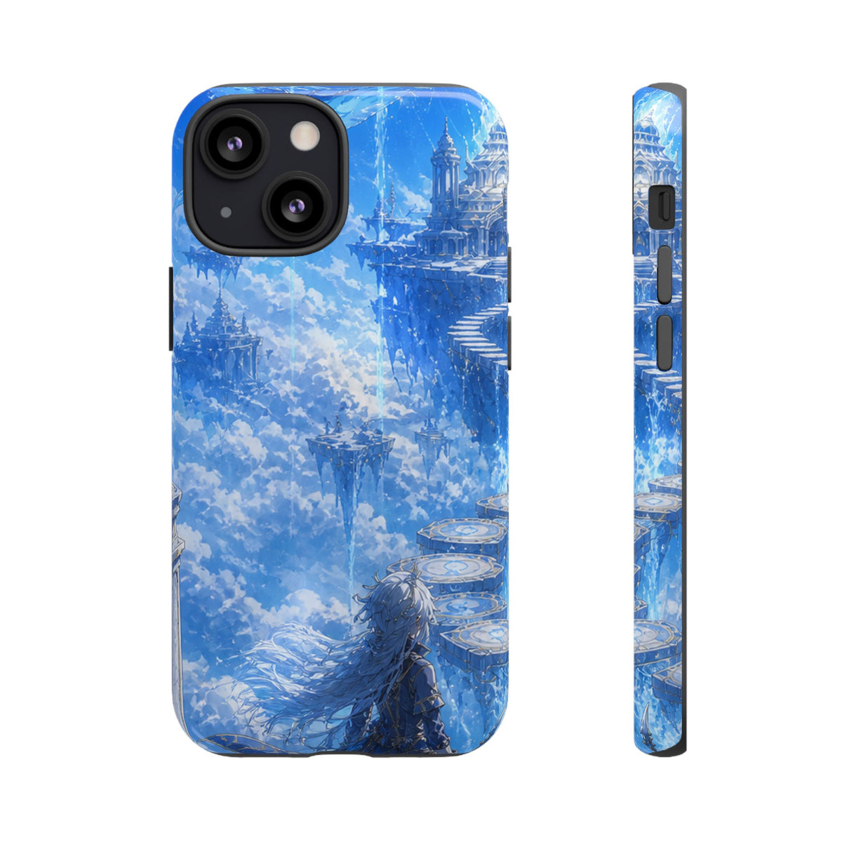 Azure Descent Anime Fantasy Tough Phone Case