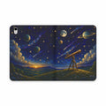 Celestial iPad Case, Starlight Observatory Stained Glass Folio, Vegan Leather Tablet Case, Astronomy Gift, Star Gift