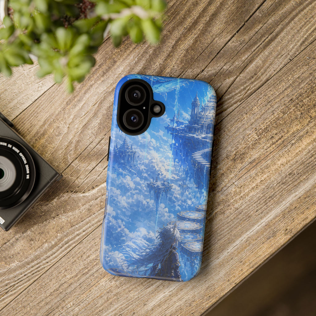 Azure Descent Anime Fantasy Tough Phone Case