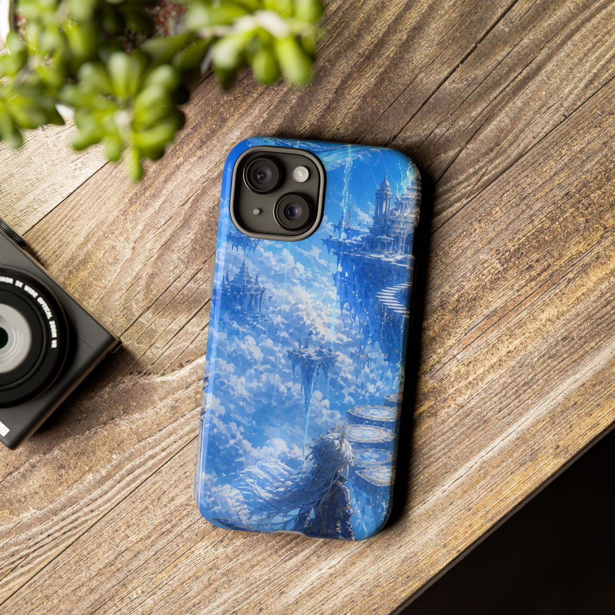 Azure Descent Anime Fantasy Tough Phone Case