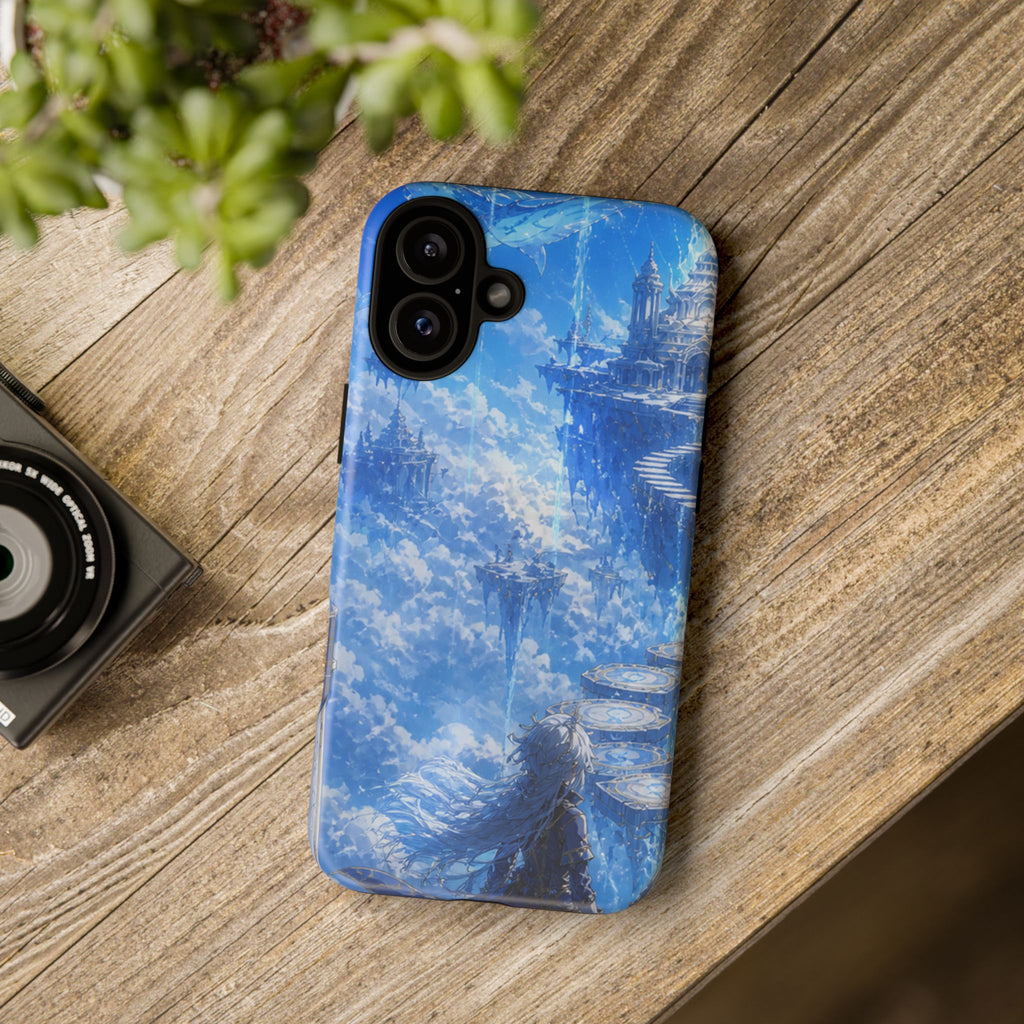 Azure Descent Anime Fantasy Tough Phone Case