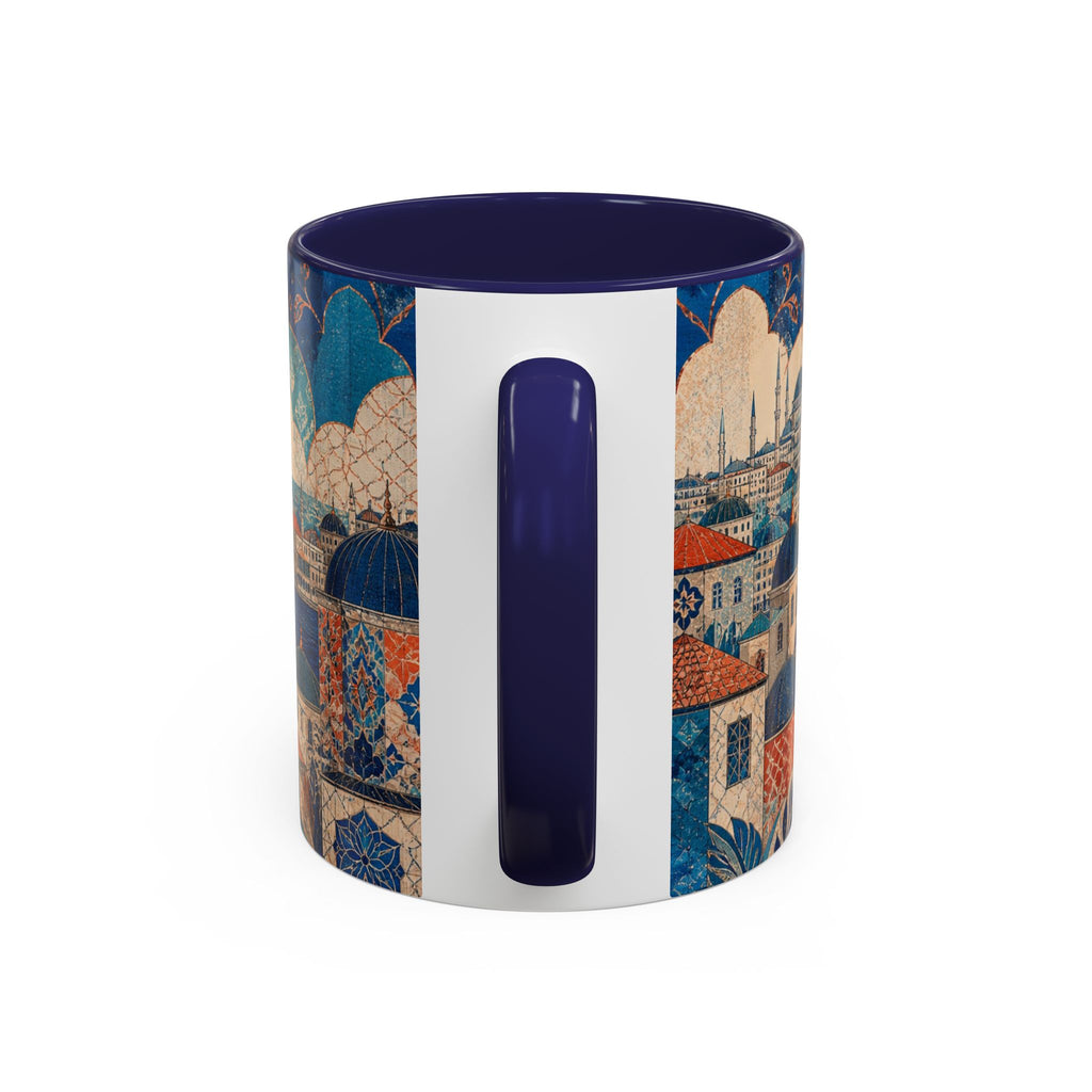 Istanbul Accent Coffee Mug, Material-Look Travel Art, 11oz 15oz