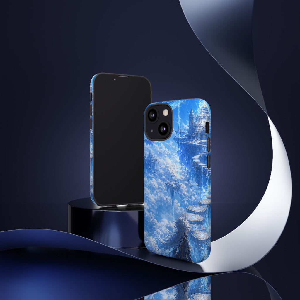 Azure Descent Anime Fantasy Tough Phone Case