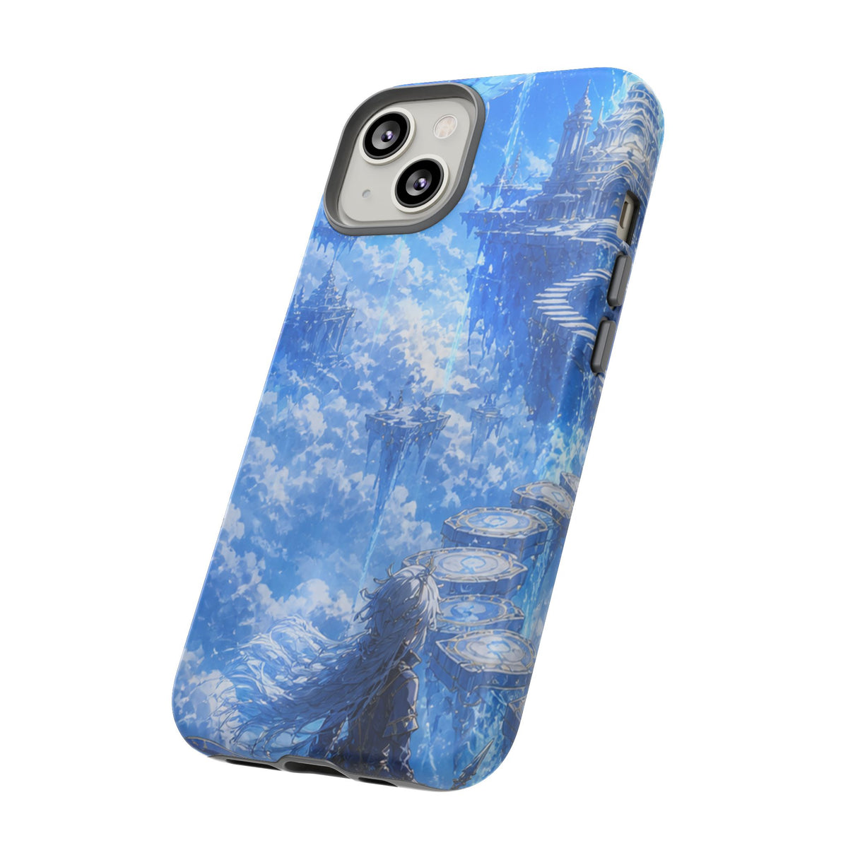 Azure Descent Anime Fantasy Tough Phone Case