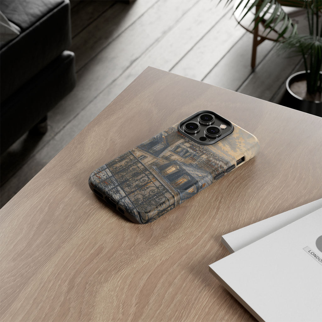 Paris Phone Case, Rooftop Travel Art, Tough Protective Case, Matte or Glossy