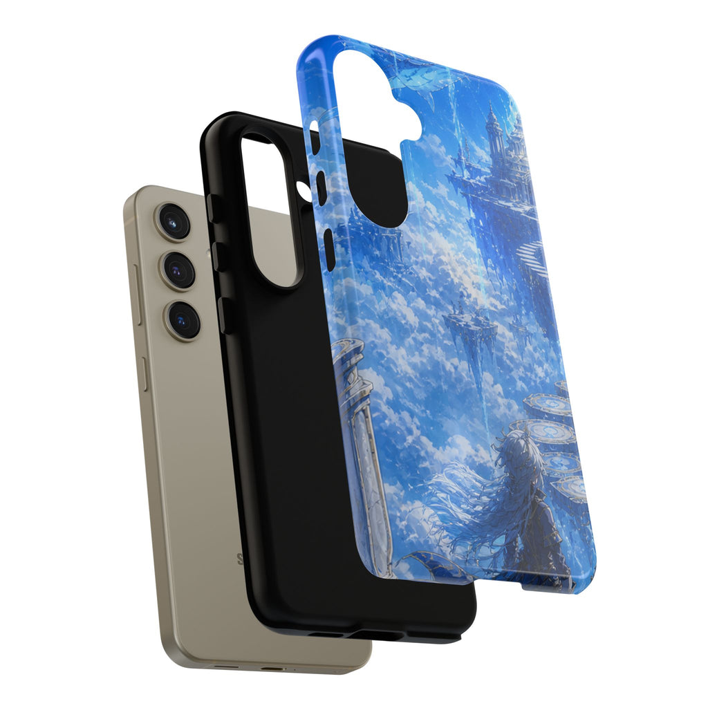 Azure Descent Anime Fantasy Tough Phone Case