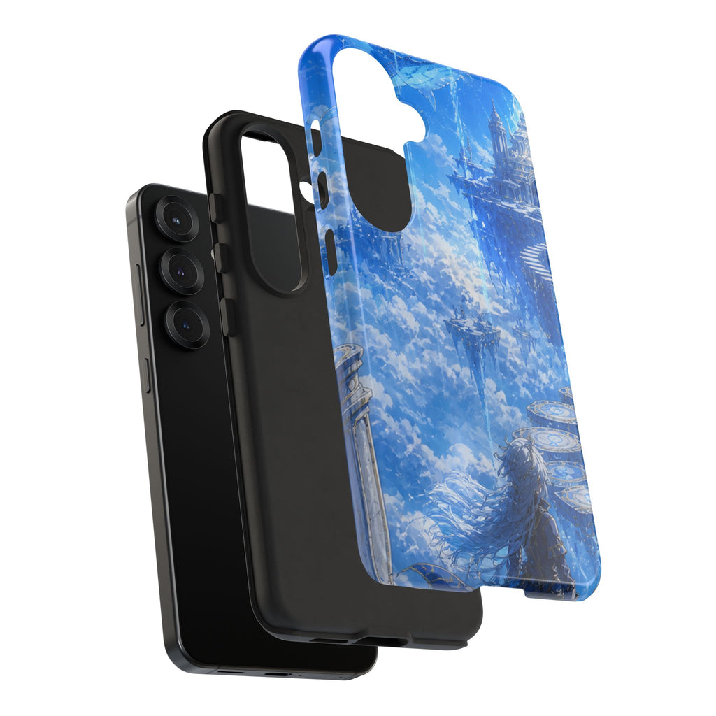 Azure Descent Anime Fantasy Tough Phone Case