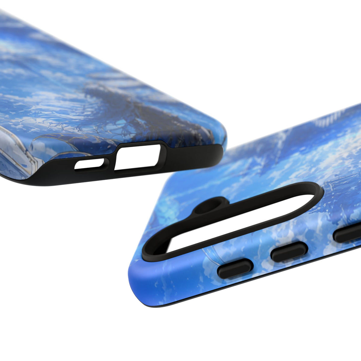 Azure Descent Anime Fantasy Tough Phone Case