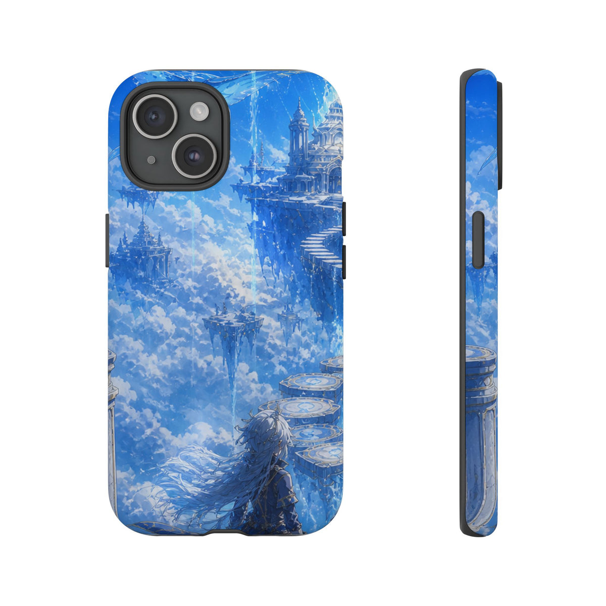 Azure Descent Anime Fantasy Tough Phone Case