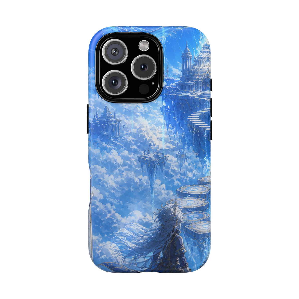 Azure Descent Anime Fantasy Tough Phone Case