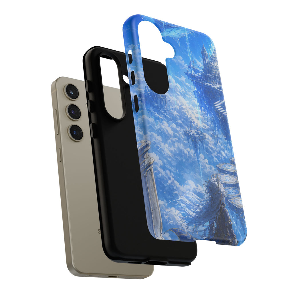 Azure Descent Anime Fantasy Tough Phone Case
