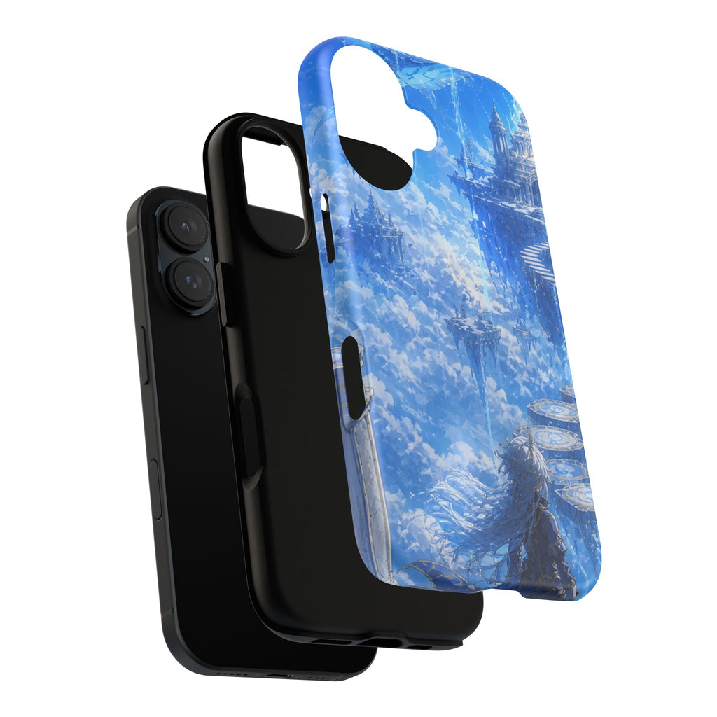 Azure Descent Anime Fantasy Tough Phone Case