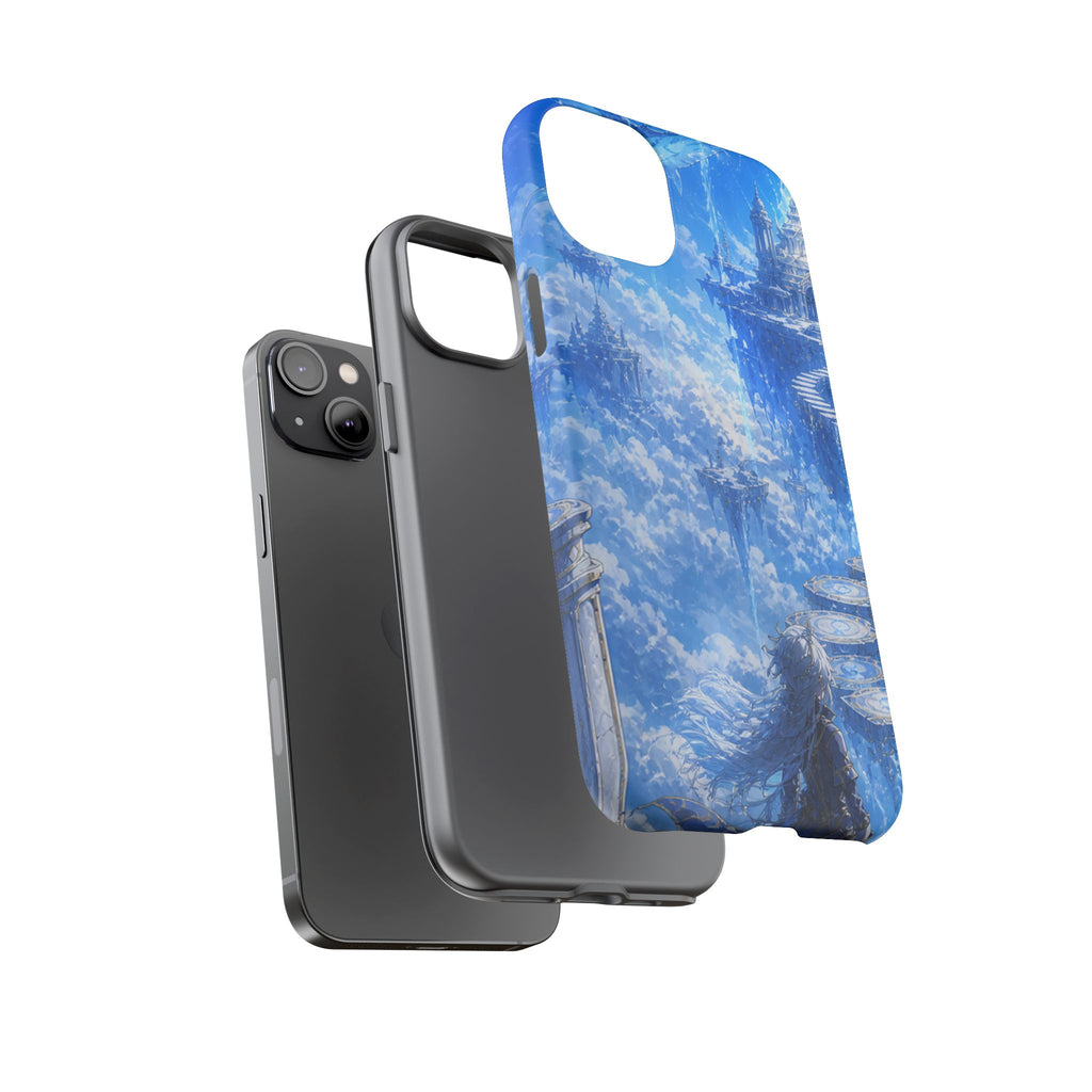 Azure Descent Anime Fantasy Tough Phone Case