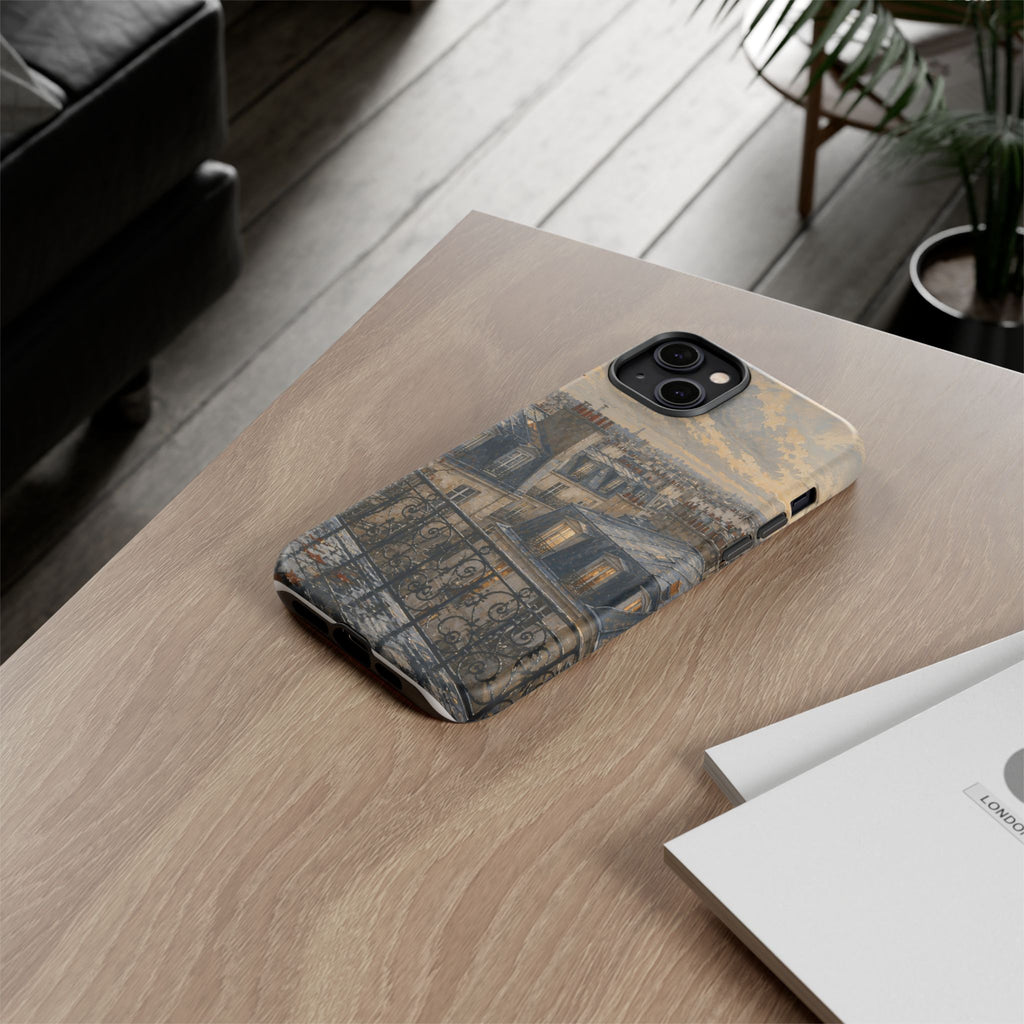 Paris Phone Case, Rooftop Travel Art, Tough Protective Case, Matte or Glossy