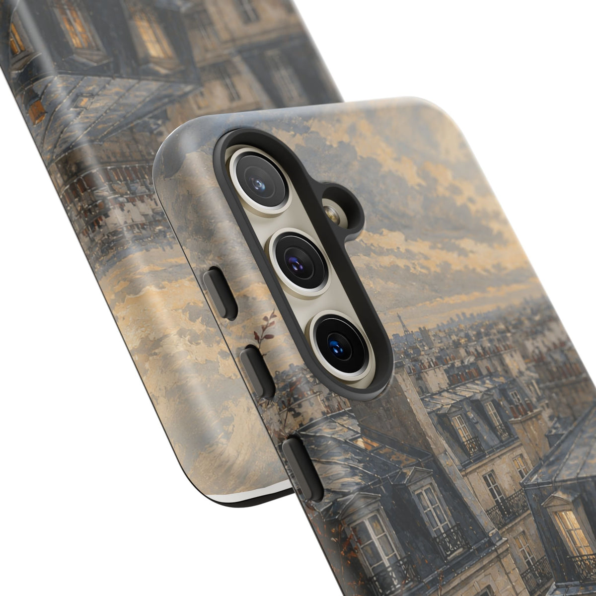 Paris Phone Case, Rooftop Travel Art, Tough Protective Case, Matte or Glossy