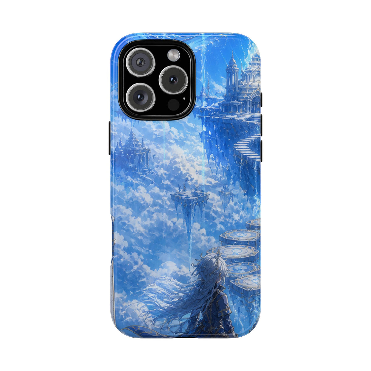 Azure Descent Anime Fantasy Tough Phone Case