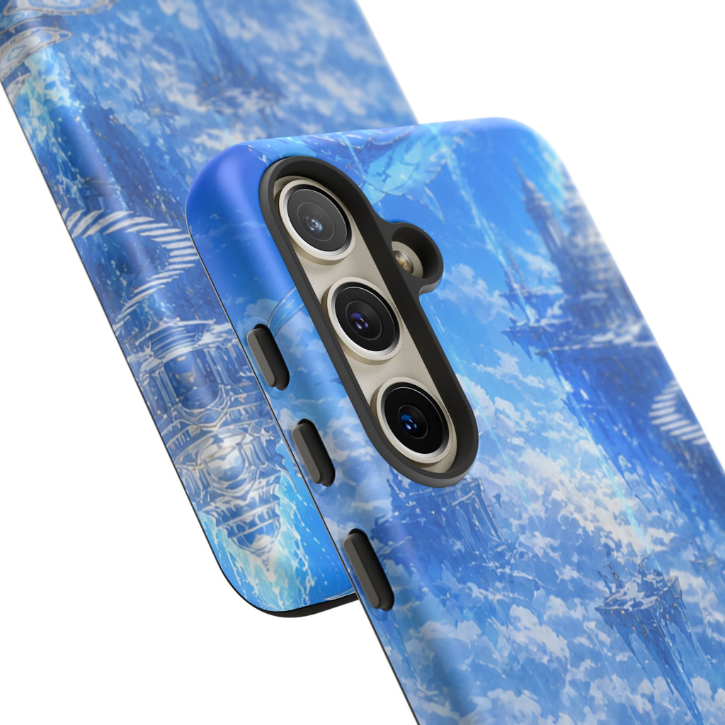 Azure Descent Anime Fantasy Tough Phone Case