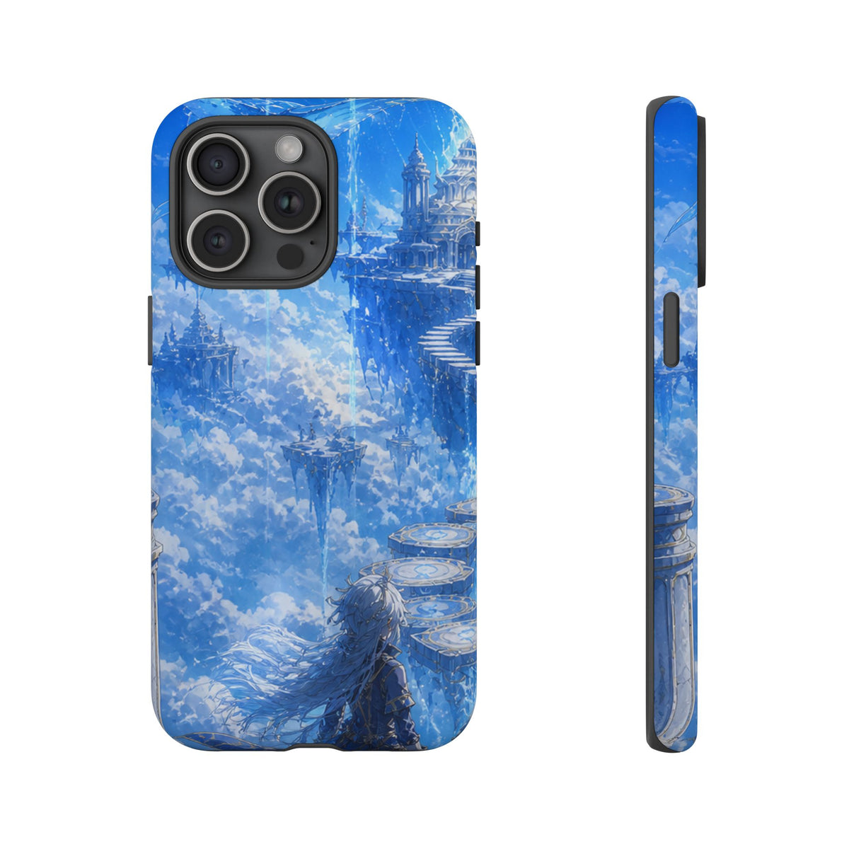 Azure Descent Anime Fantasy Tough Phone Case