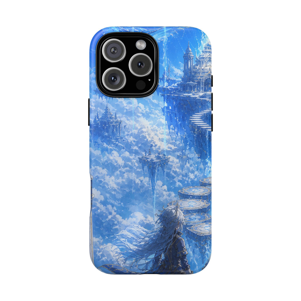 Azure Descent Anime Fantasy Tough Phone Case