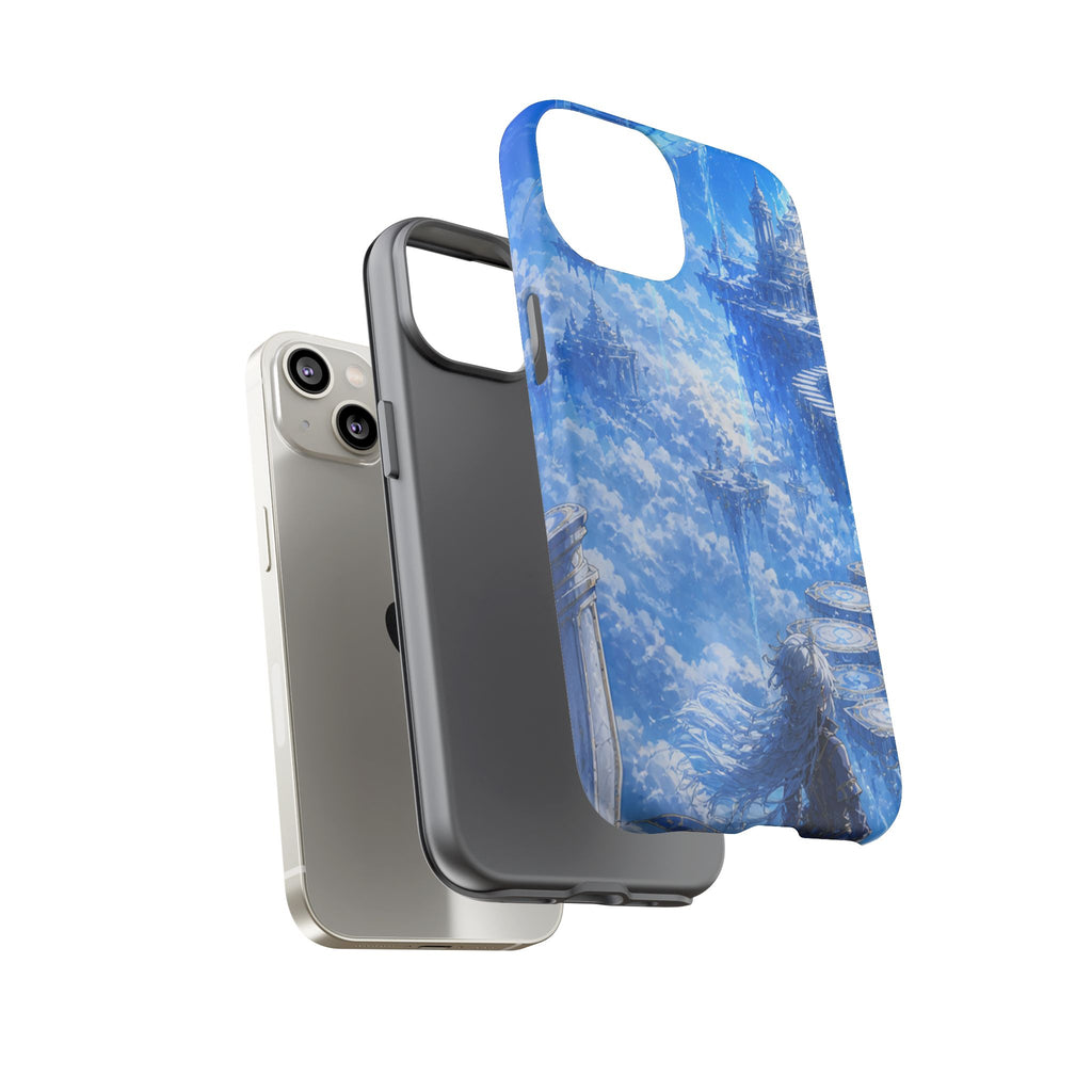 Azure Descent Anime Fantasy Tough Phone Case
