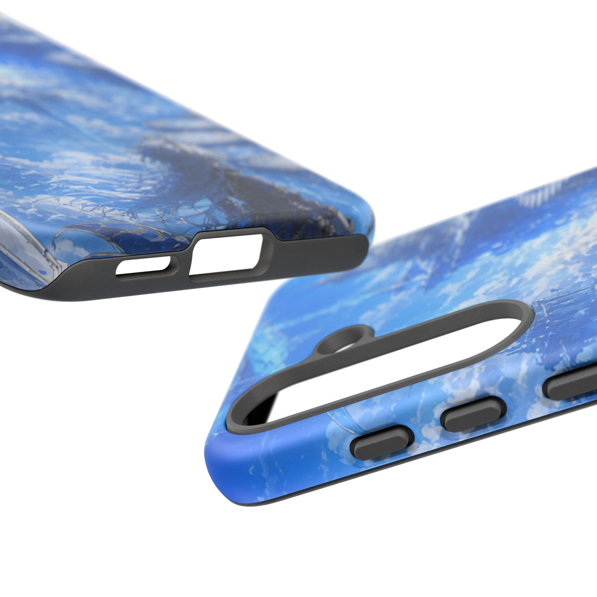 Azure Descent Anime Fantasy Tough Phone Case
