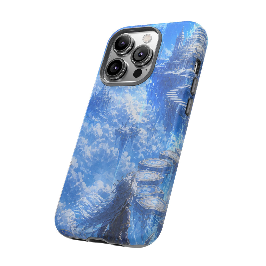 Azure Descent Anime Fantasy Tough Phone Case