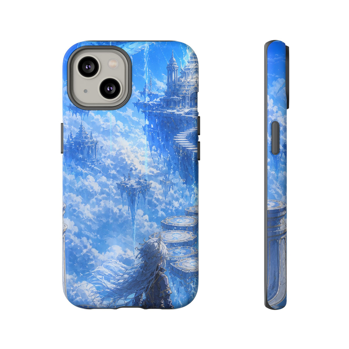 Azure Descent Anime Fantasy Tough Phone Case