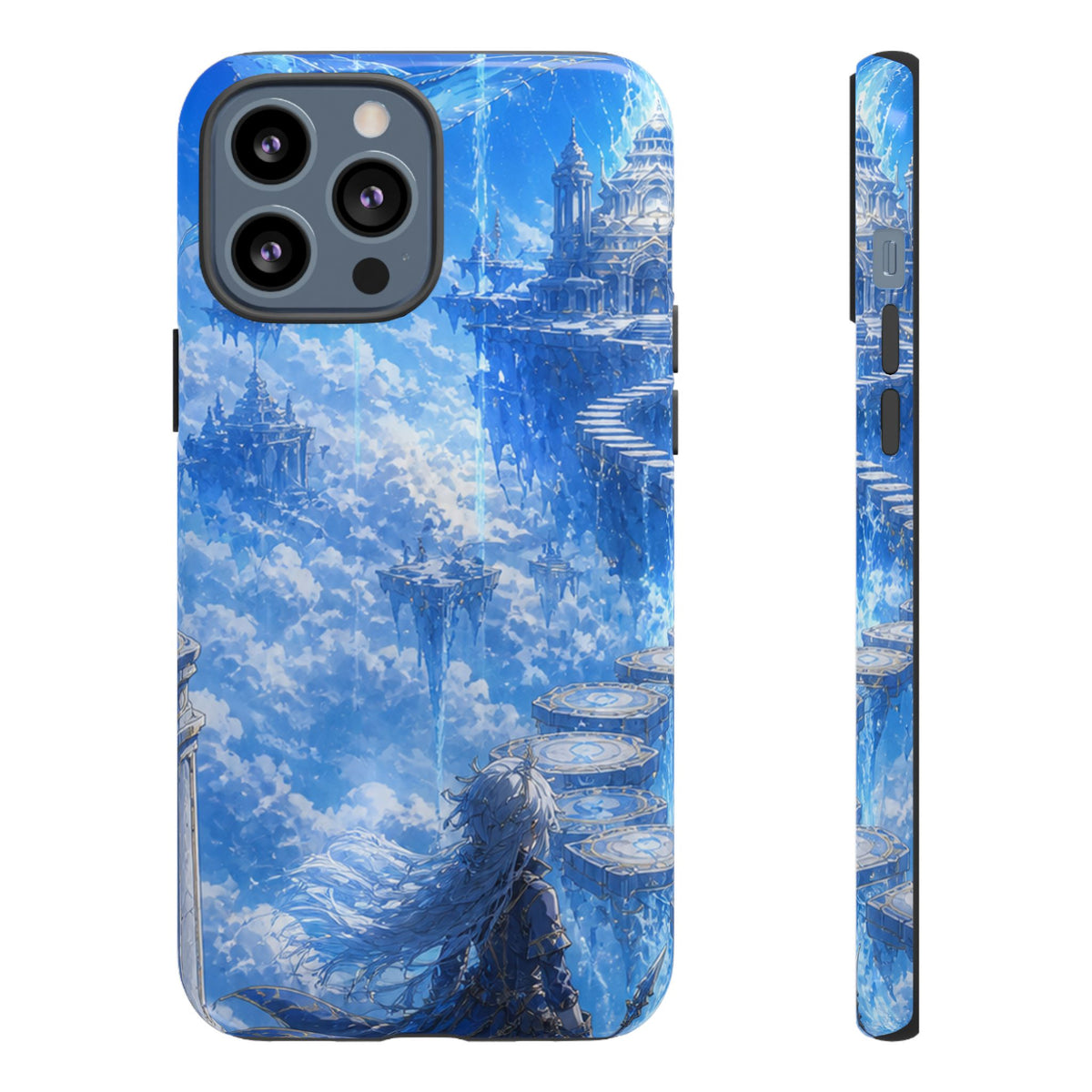 Azure Descent Anime Fantasy Tough Phone Case