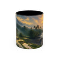 Bali Accent Coffee Mug, Scenic Travel Art, 11oz 15oz