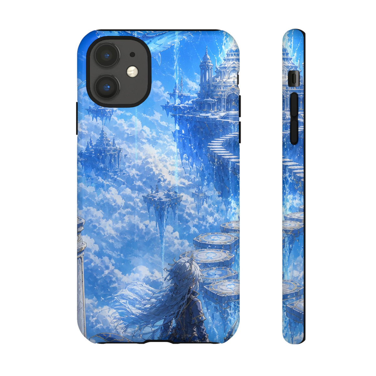 Azure Descent Anime Fantasy Tough Phone Case