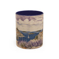 Hvar & Split Accent Coffee Mug, Material-Look Travel Art, 11oz 15oz