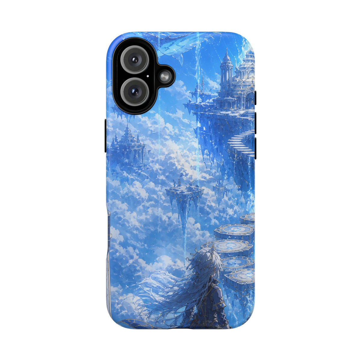 Azure Descent Anime Fantasy Tough Phone Case