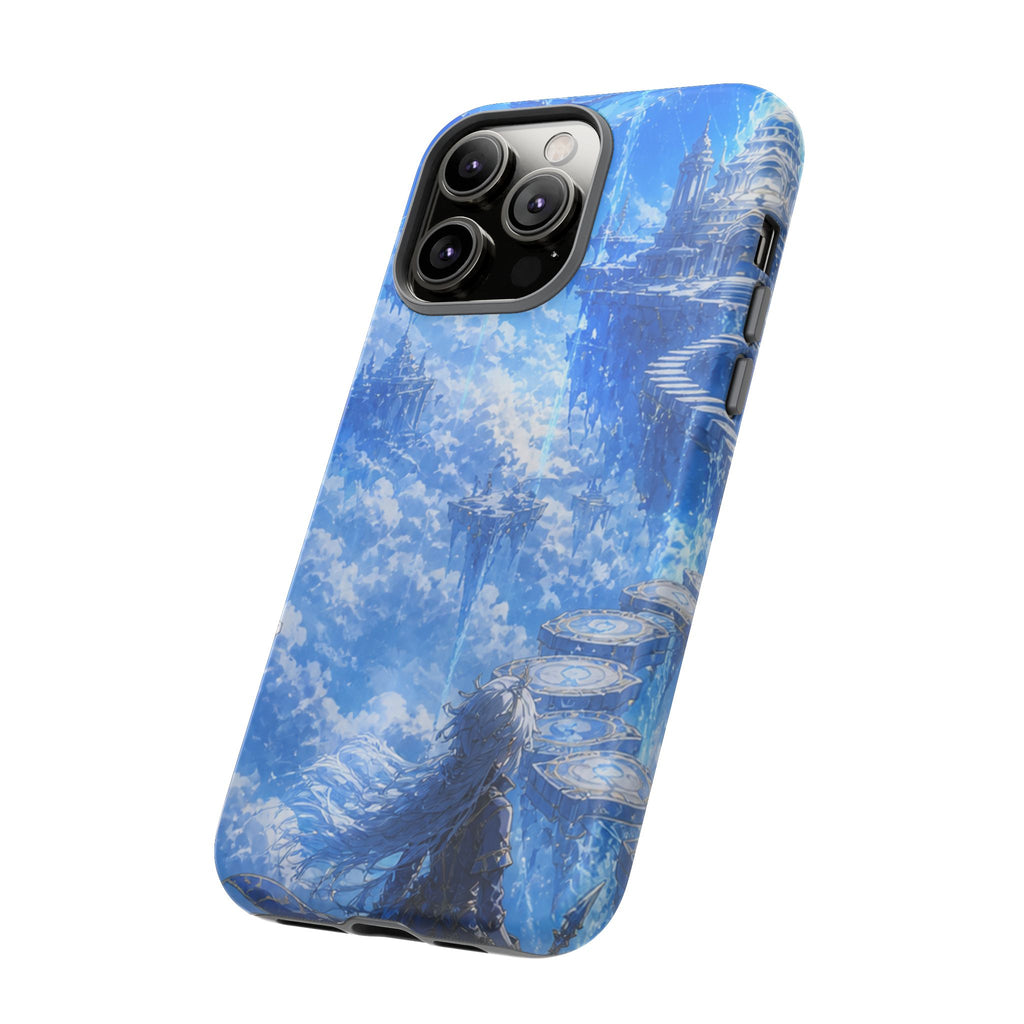 Azure Descent Anime Fantasy Tough Phone Case