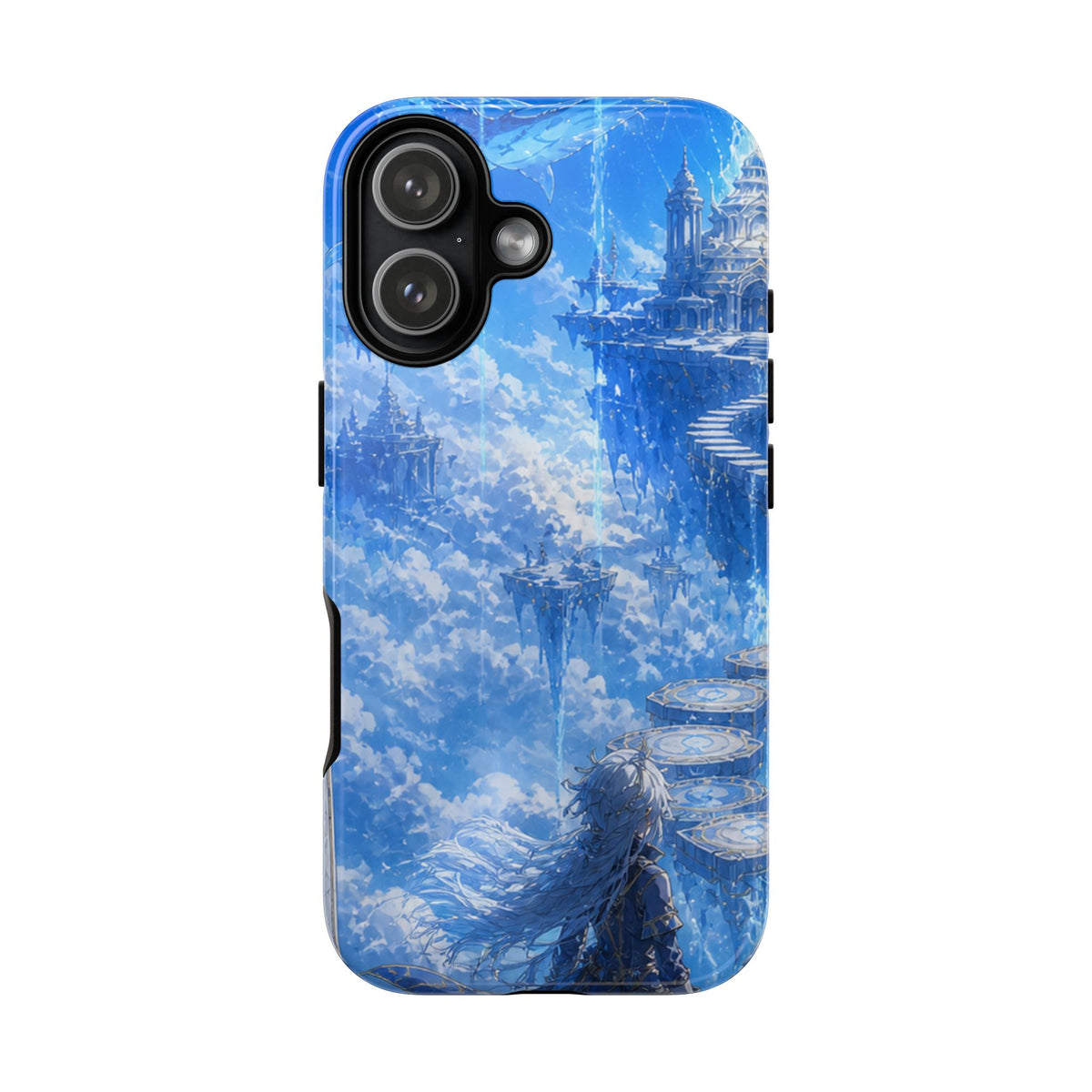Azure Descent Anime Fantasy Tough Phone Case