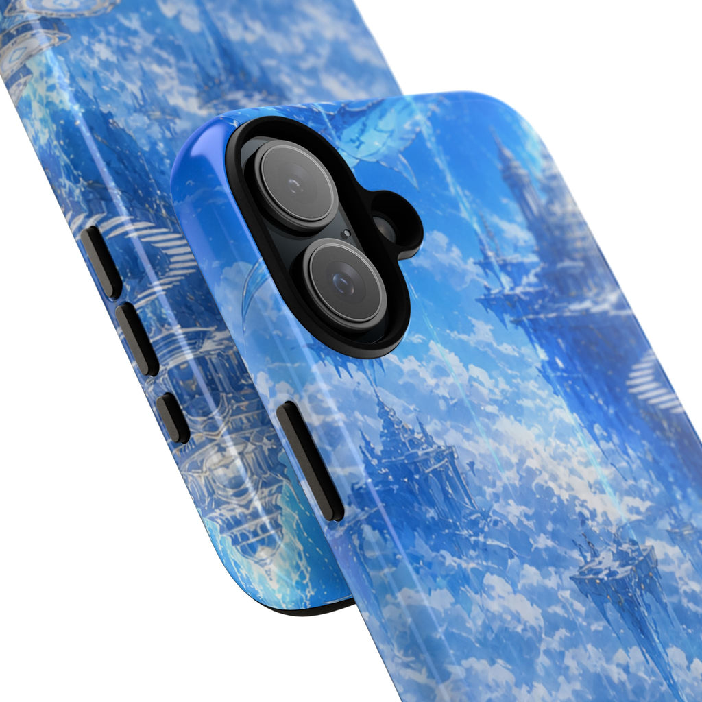 Azure Descent Anime Fantasy Tough Phone Case