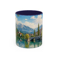 Bled & Ljubljana Accent Coffee Mug, Scenic Travel Art, 11oz 15oz