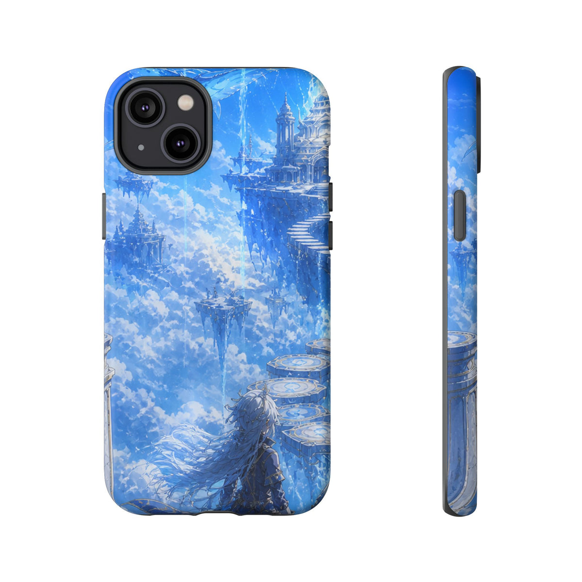 Azure Descent Anime Fantasy Tough Phone Case