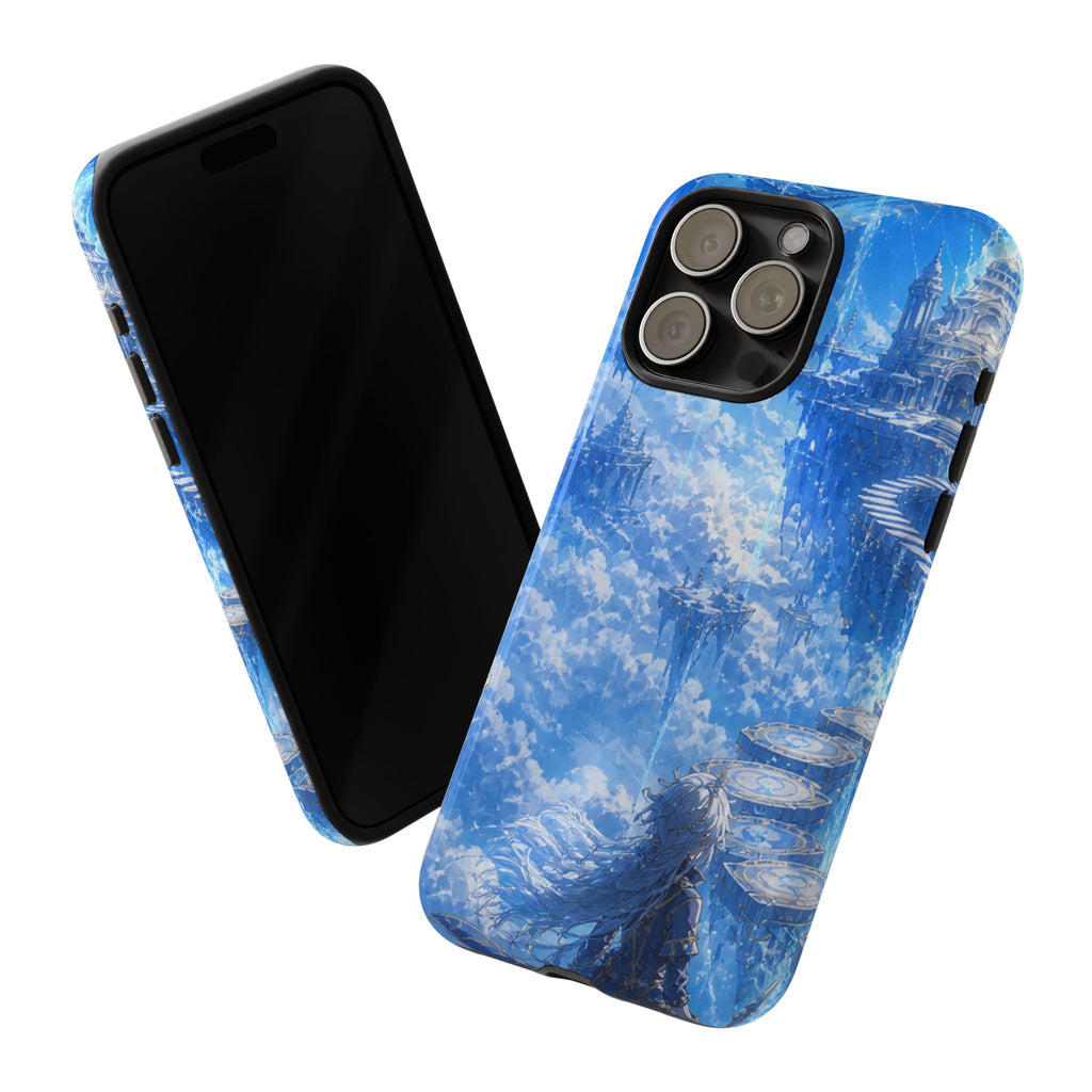 Azure Descent Anime Fantasy Tough Phone Case