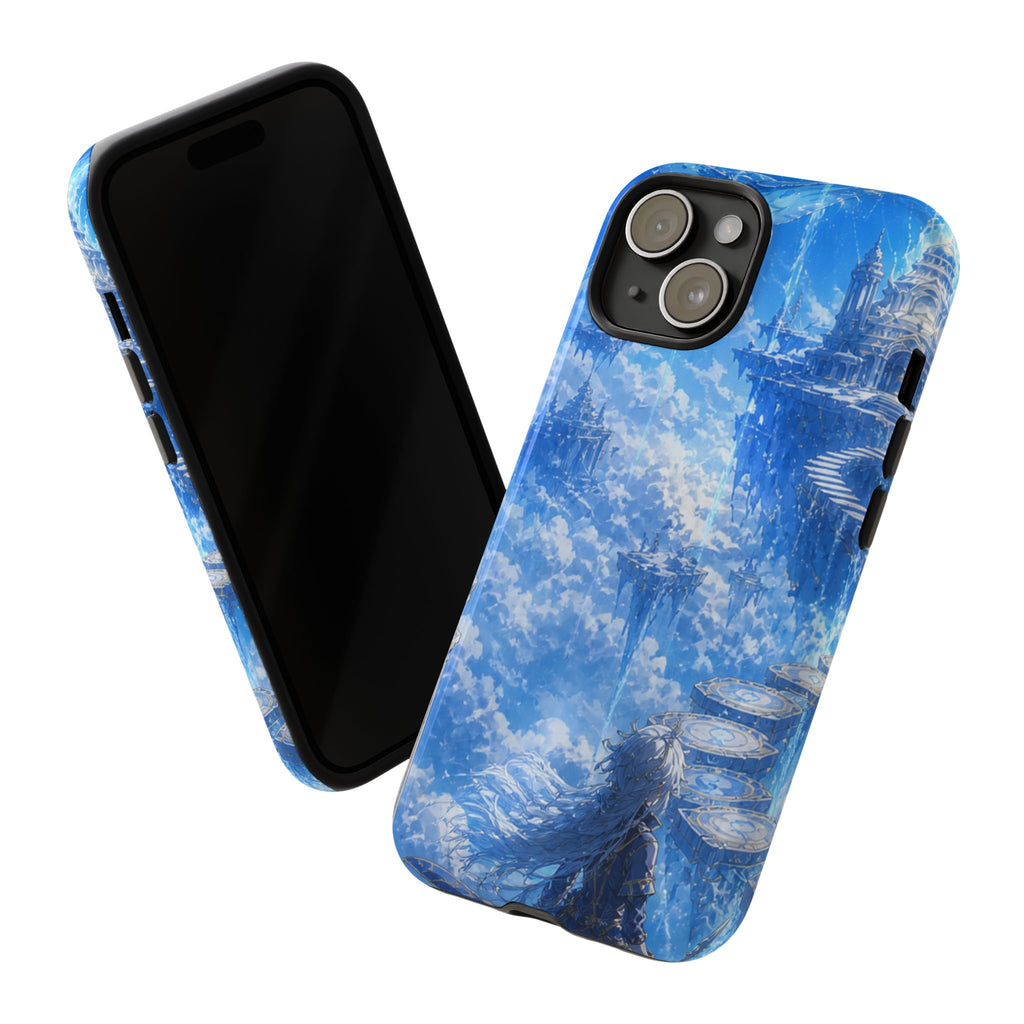 Azure Descent Anime Fantasy Tough Phone Case