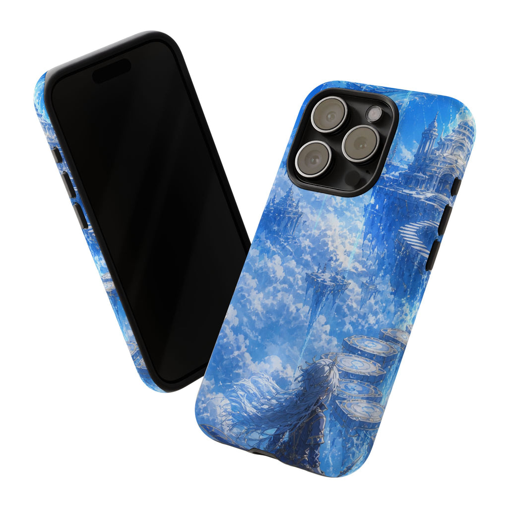 Azure Descent Anime Fantasy Tough Phone Case