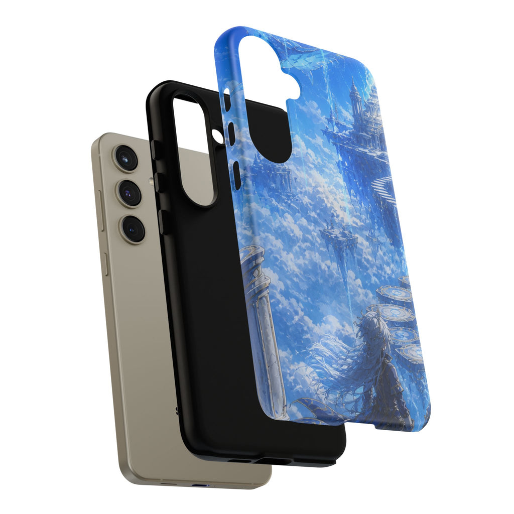 Azure Descent Anime Fantasy Tough Phone Case