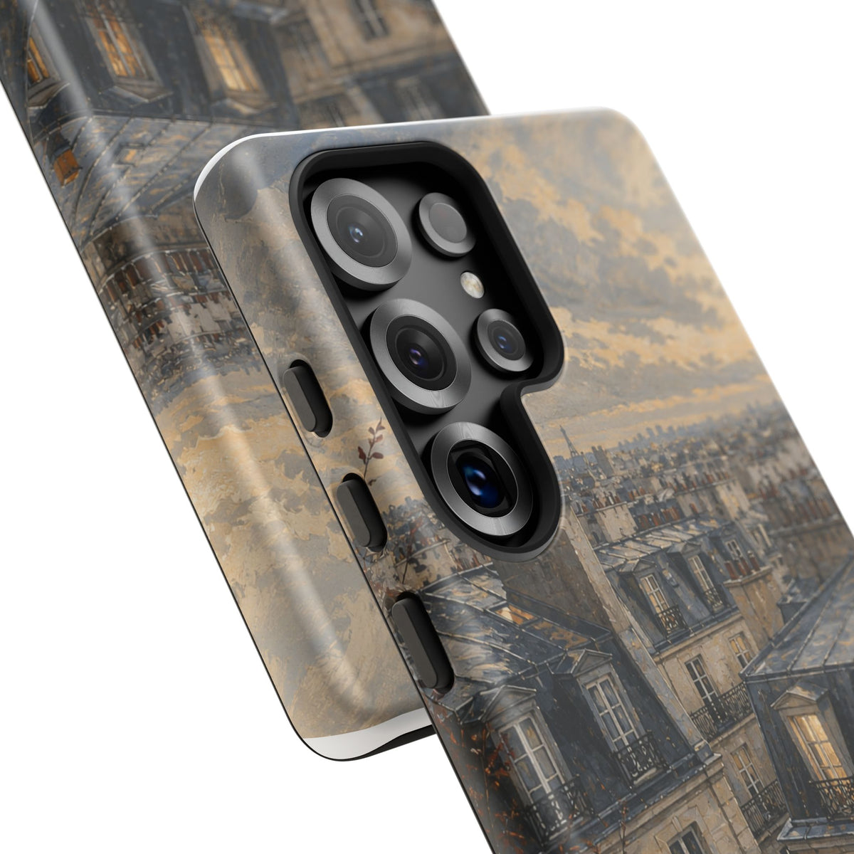 Paris Phone Case, Rooftop Travel Art, Tough Protective Case, Matte or Glossy