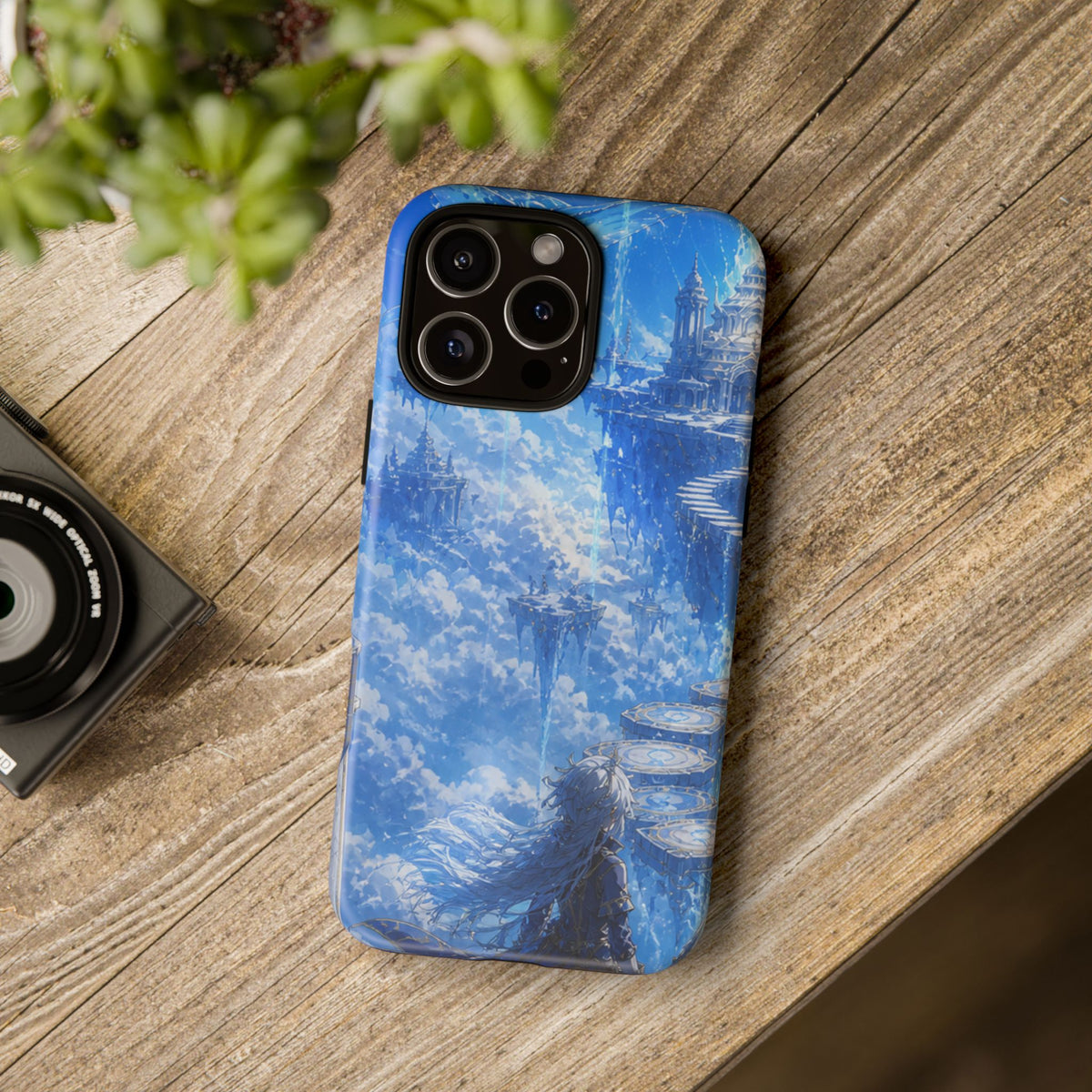 Azure Descent Anime Fantasy Tough Phone Case