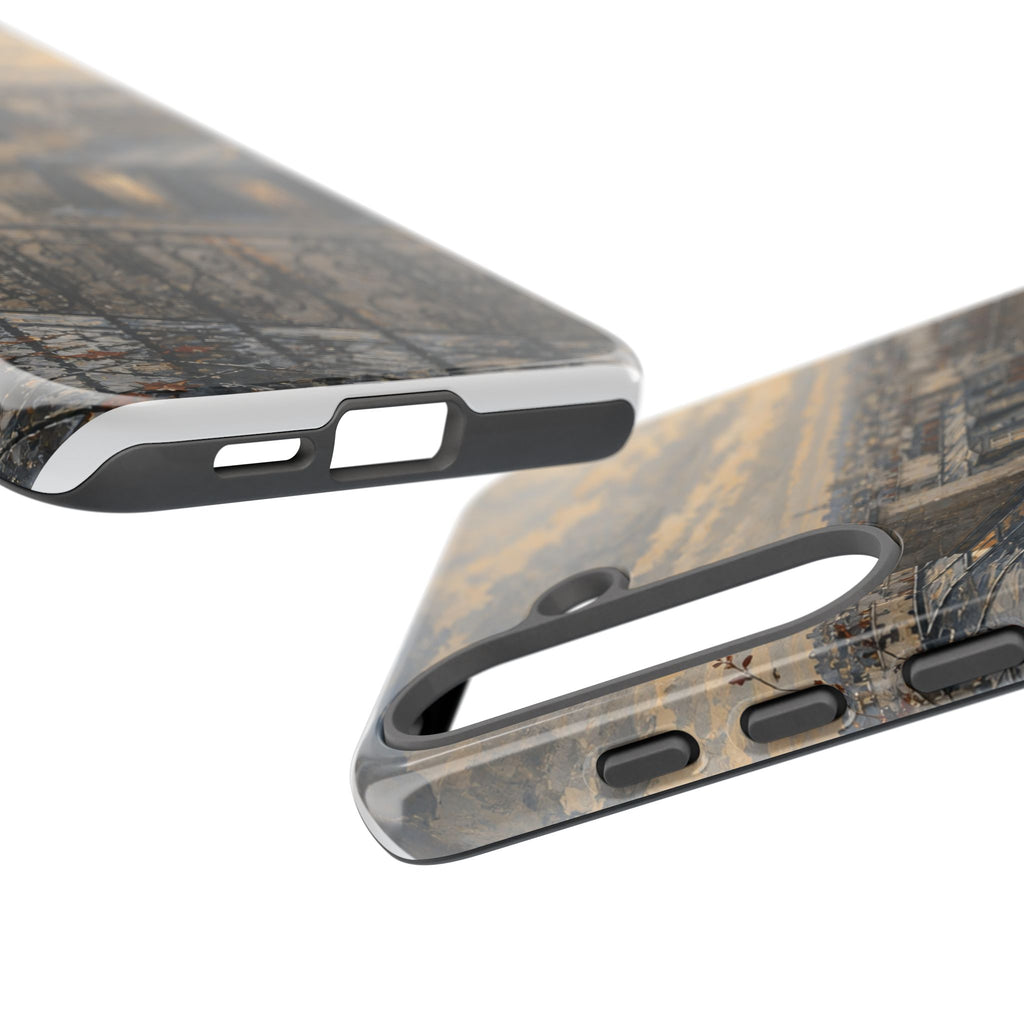 Paris Phone Case, Rooftop Travel Art, Tough Protective Case, Matte or Glossy