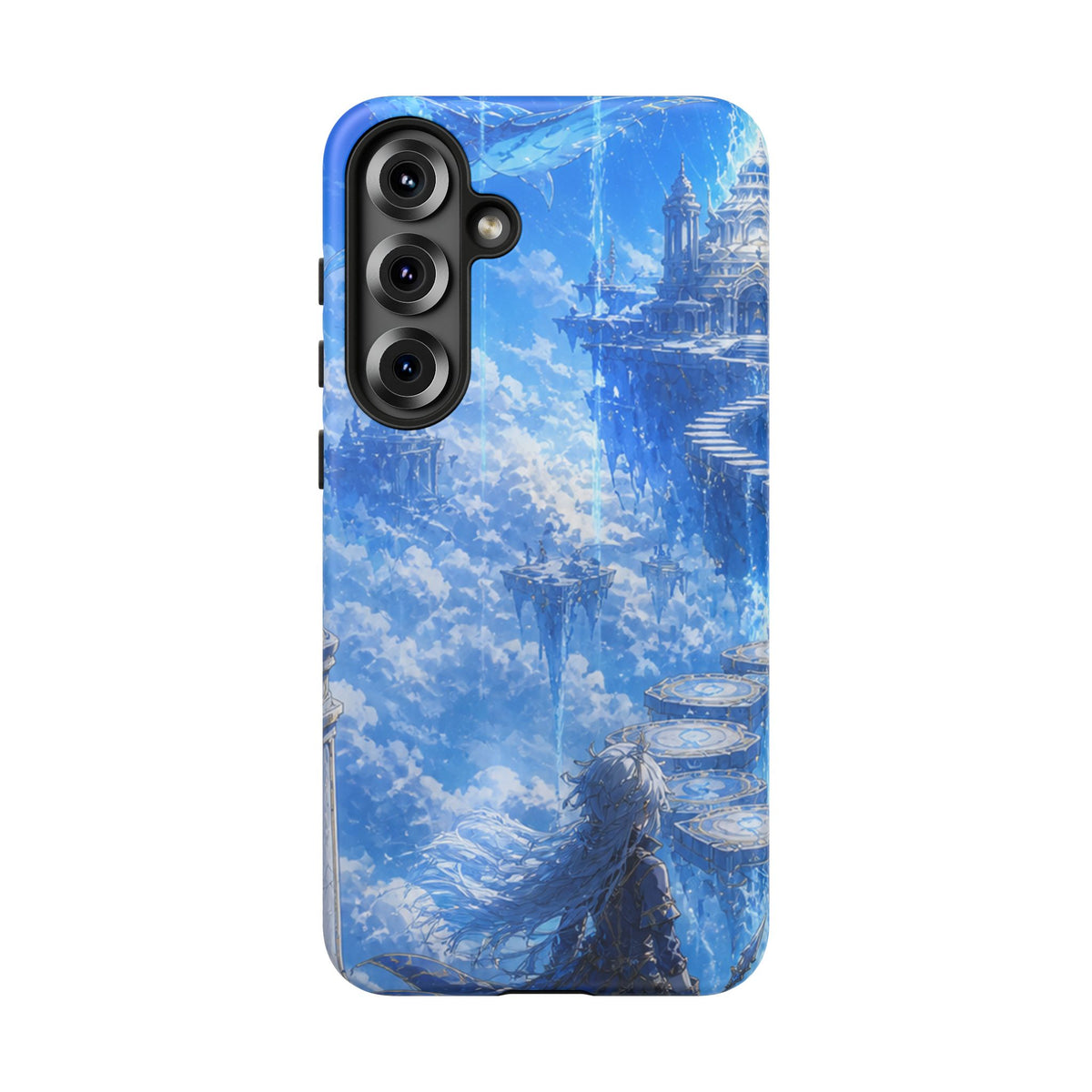 Azure Descent Anime Fantasy Tough Phone Case