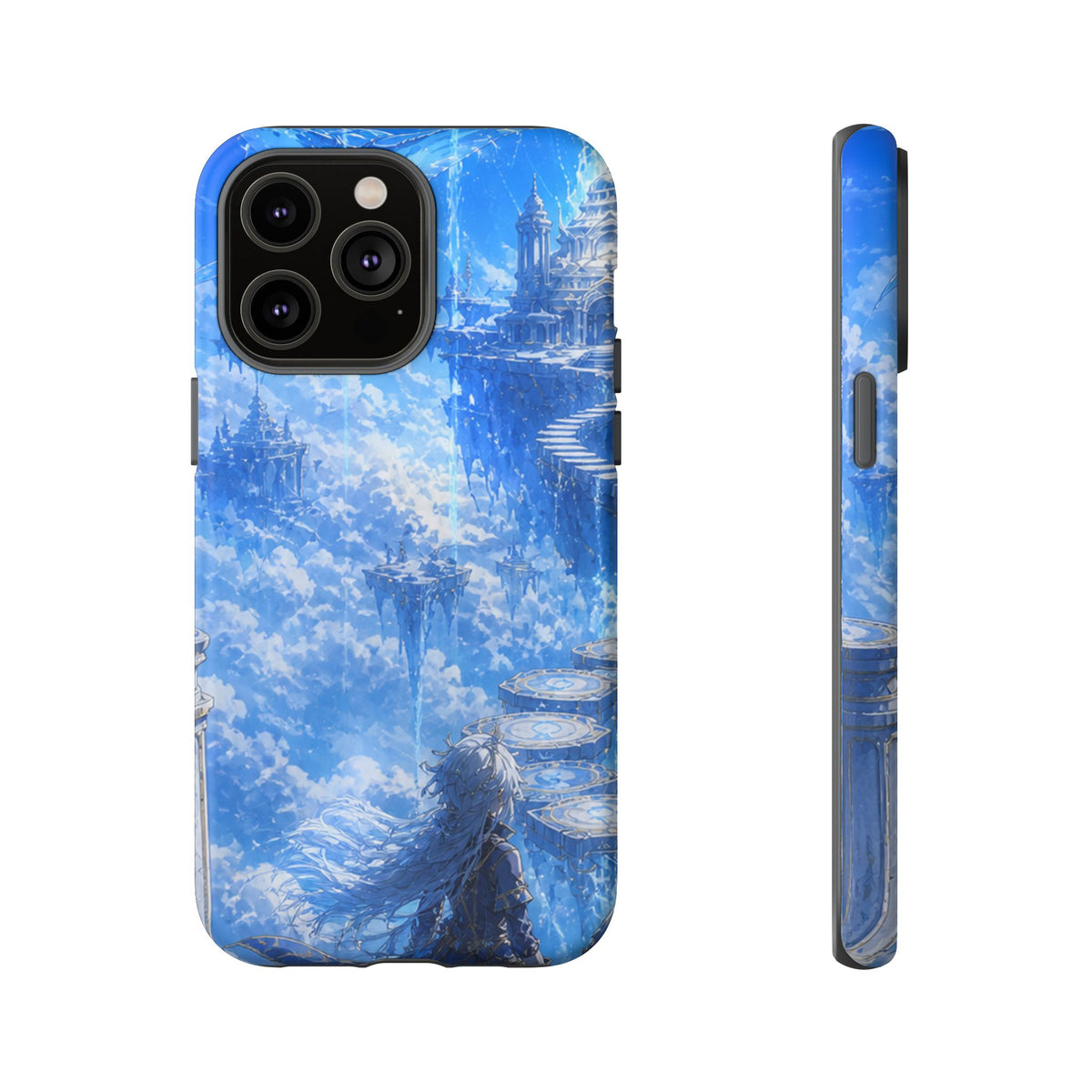 Azure Descent Anime Fantasy Tough Phone Case